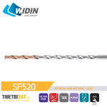 Mũi khoan sâu carbide tốc độ cao 20D SF520 Widin