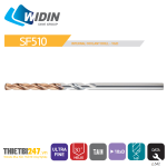 Mũi khoan sâu carbide tốc độ cao 10D SF510 Widin