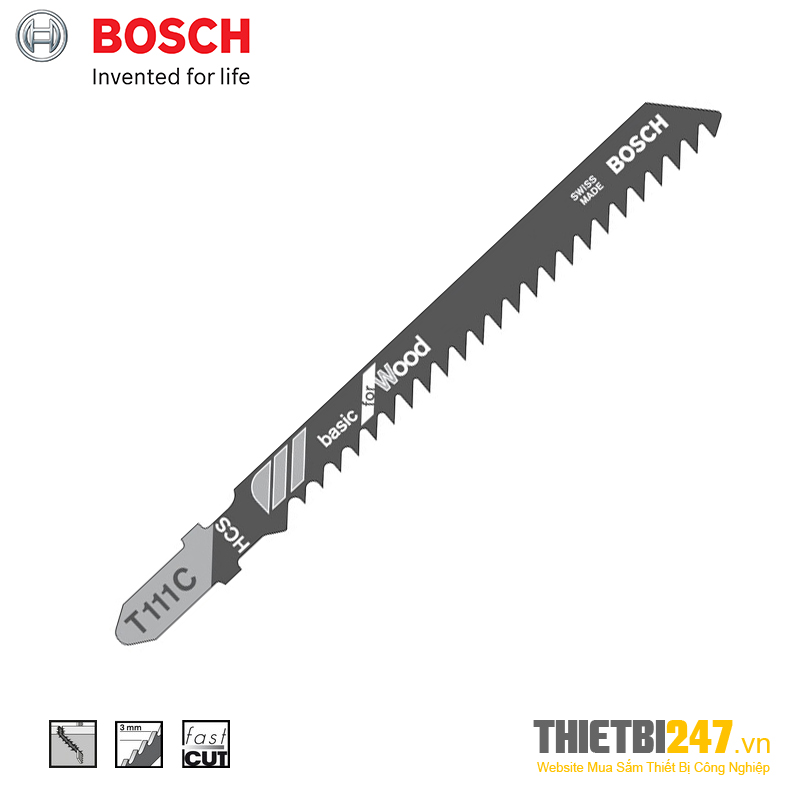 Lưỡi cưa lọng Bosch T 111 C 2608630033