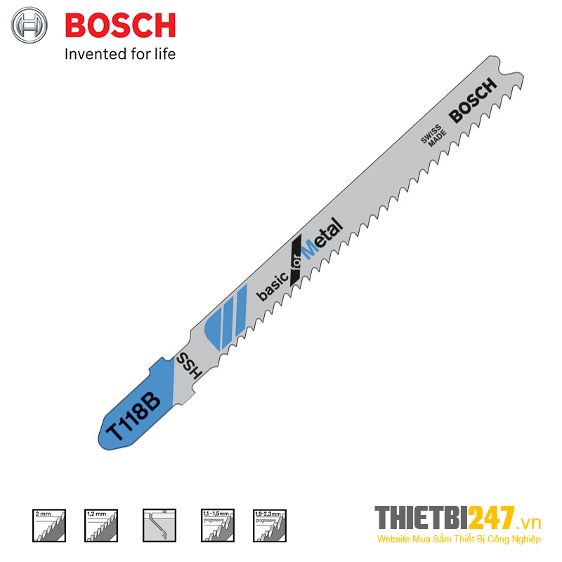 Lưỡi cưa lọng Bosch T 118 B 2608631014
