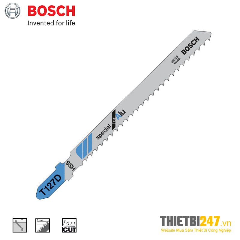 Lưỡi cưa lộng Bosch T 127 D 2608631017