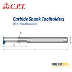 Cán Dao Tiện Móc Lỗ Carbide ST0008 Mini Tool CPT