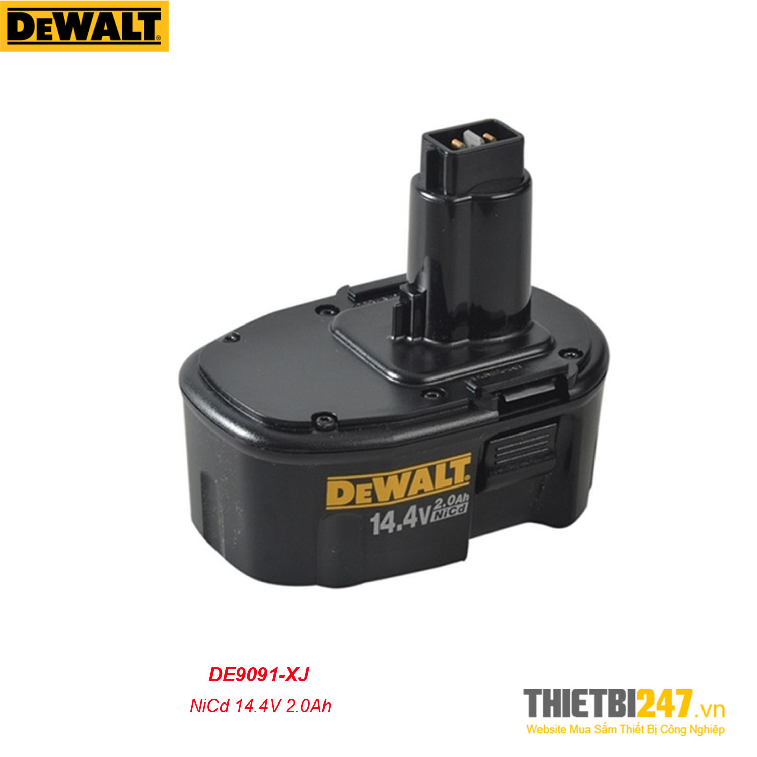 Pin Dewalt DE9091-XJ NiCd 14.4V 2.0Ah