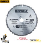 Lưỡi cắt nhôm Dewalt DWA03220 TCT 255mm 100 răng