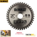 Lưỡi cưa gỗ Dewalt DW03410 TCT 100mm 40 răng