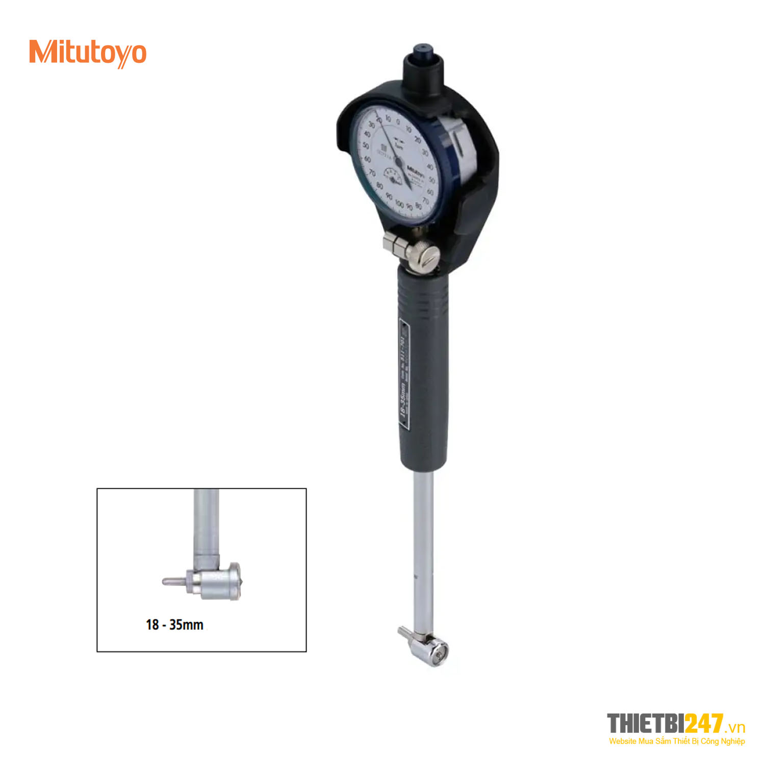 Bộ đồng hồ đo lỗ 18~35mm 0.001mm 511-721 Mitutoyo