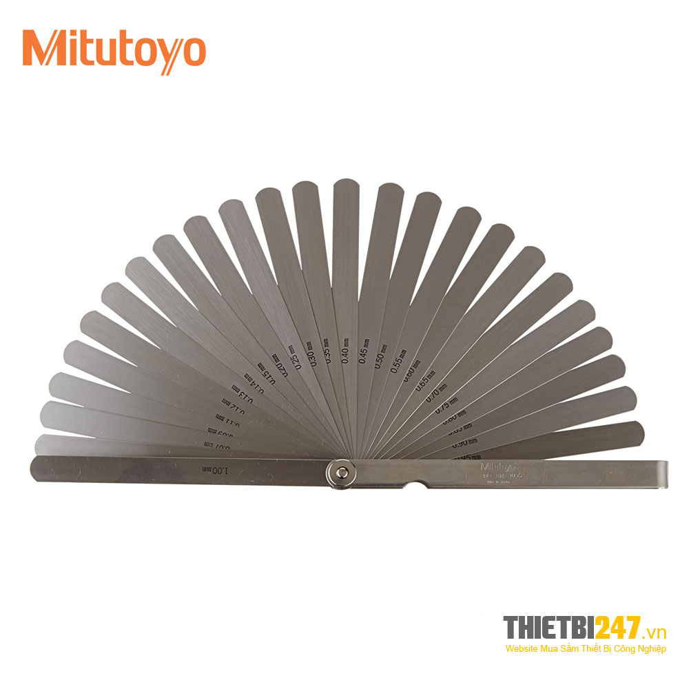 Bộ dưỡng đo khe hở Mitutoyo 184-302S 13 lá 0.03~0.5mm