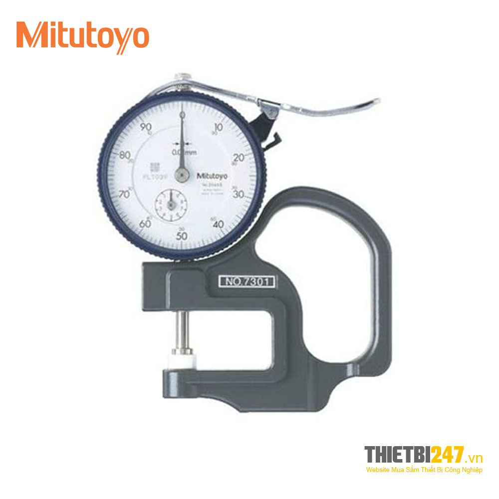 Đồng hồ đo độ dày mitutoyo 7301 0~10mm 0.01mm
