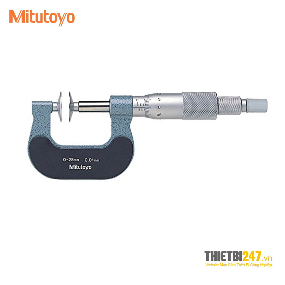 Panme cơ đo bánh răng Mitutoyo 169-201 0~25mm 0.01mm