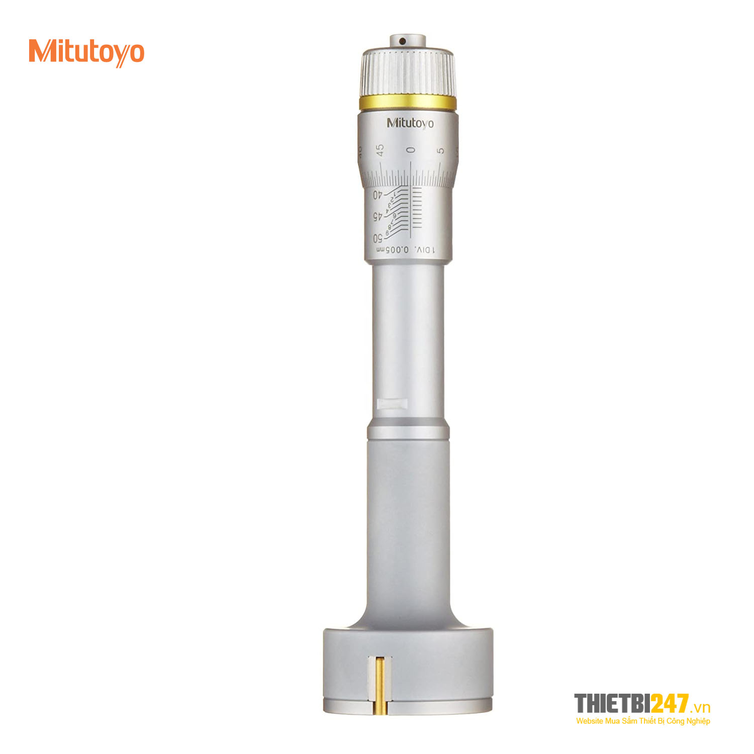 Panme đo lỗ 3 chấu Mitutoyo 368-170 50~63mm 0.005mm