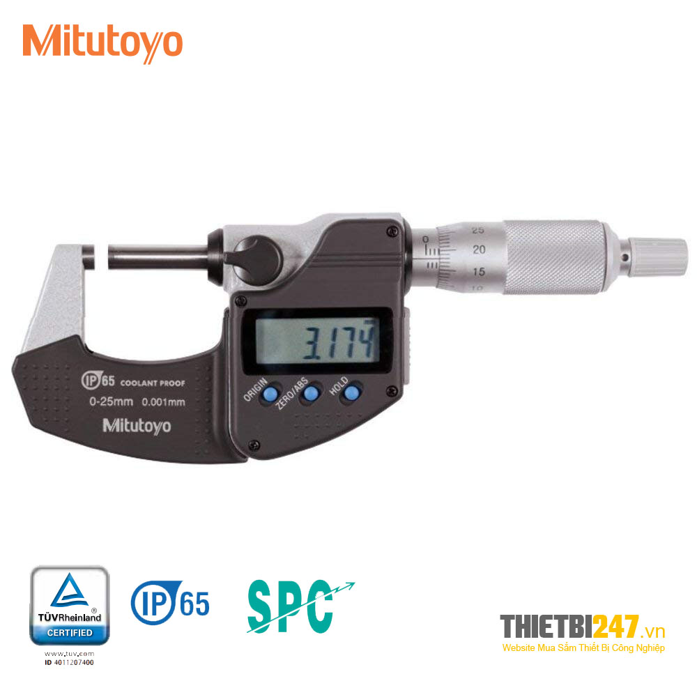 Panme đo ngoài điện tử 0-25mm 293-230-30 Mitutoyo
