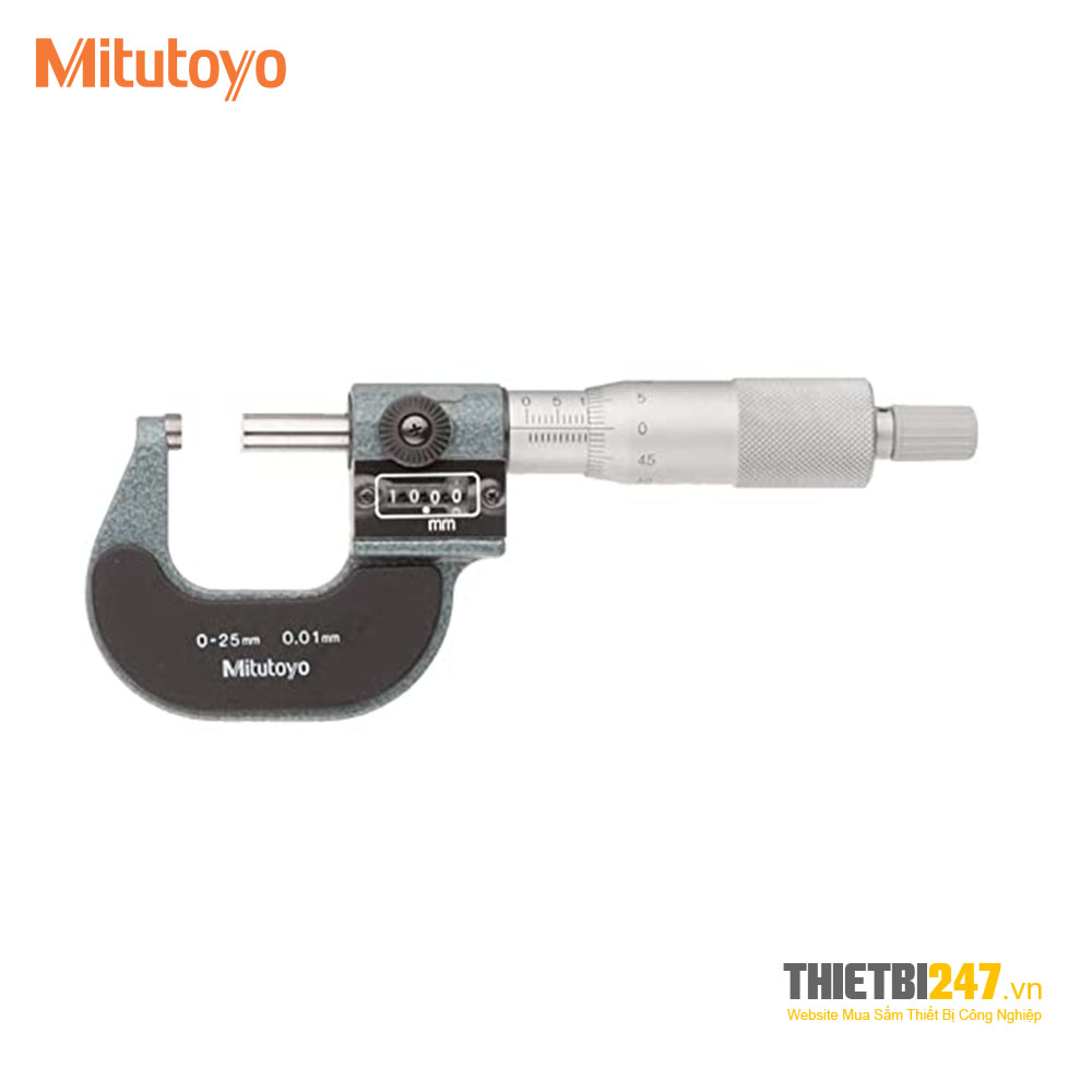 Panme đo ngoài hiển thị số 0-25mm 0.01mm 193-101 Mitutoyo