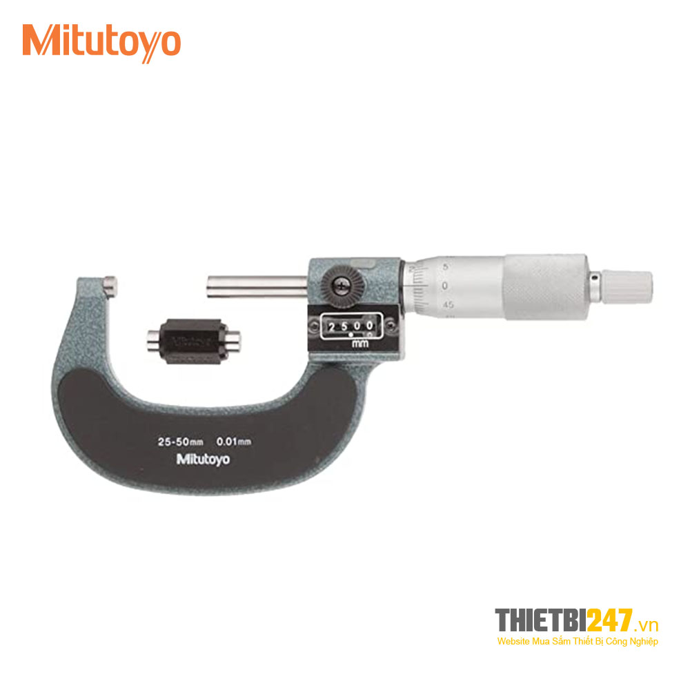 Panme đo ngoài hiển thị số 25-50mm 0.01mm 193-102 Mitutoyo