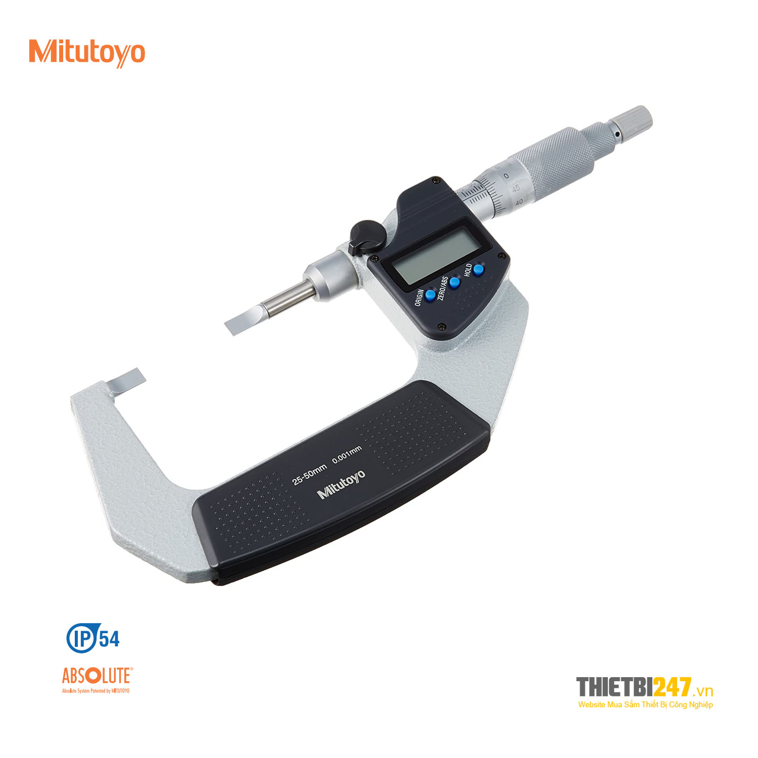 Panme đo rãnh điện tử Mitutoyo 422-231-30 25~50mm 0.001mm kiểu A