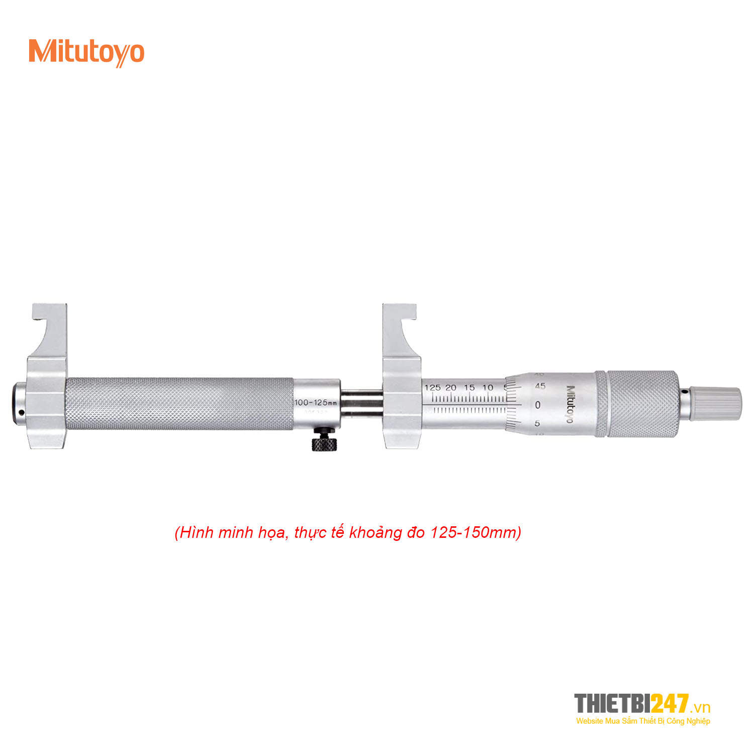Panme đo trong cơ khí 125~150mm 0.01mm 145-190 Mitutoyo