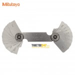 Bộ dưỡng đo cung tròn Mitutoyo 186-110 18 lá 0.4~6mm
