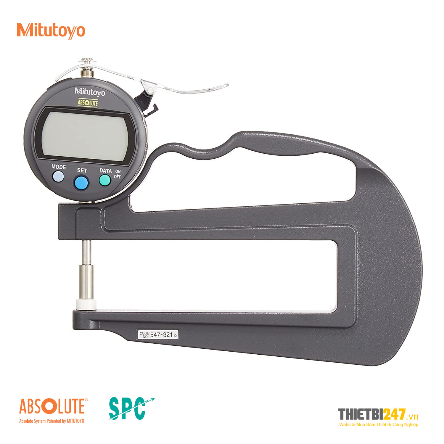 Thước đo độ dày điện tử 0-10mm 0.01mm 547-321 Mitutoyo