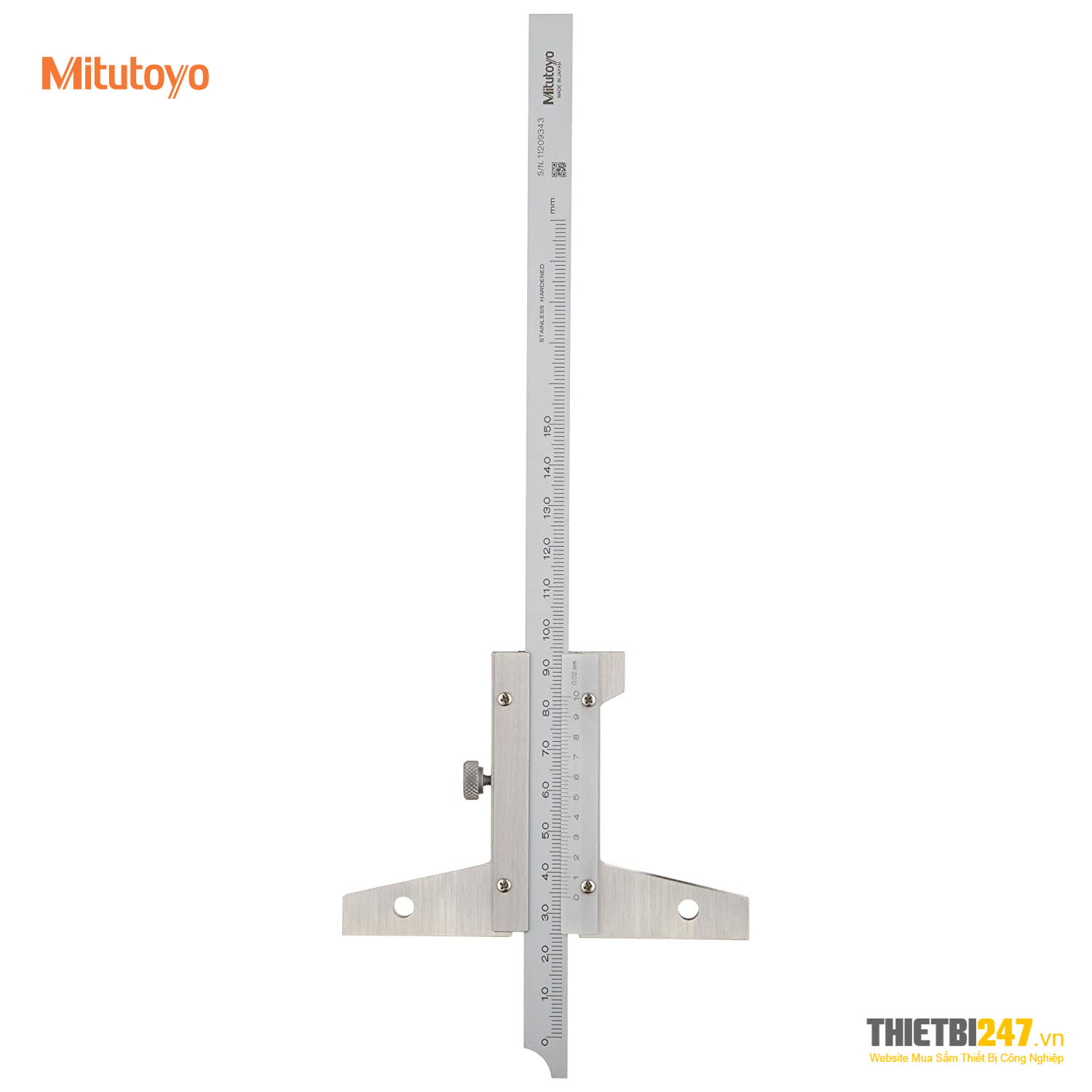 Thước đo sâu cơ 0~150mm 0.02mm 527-121 Mitutoyo