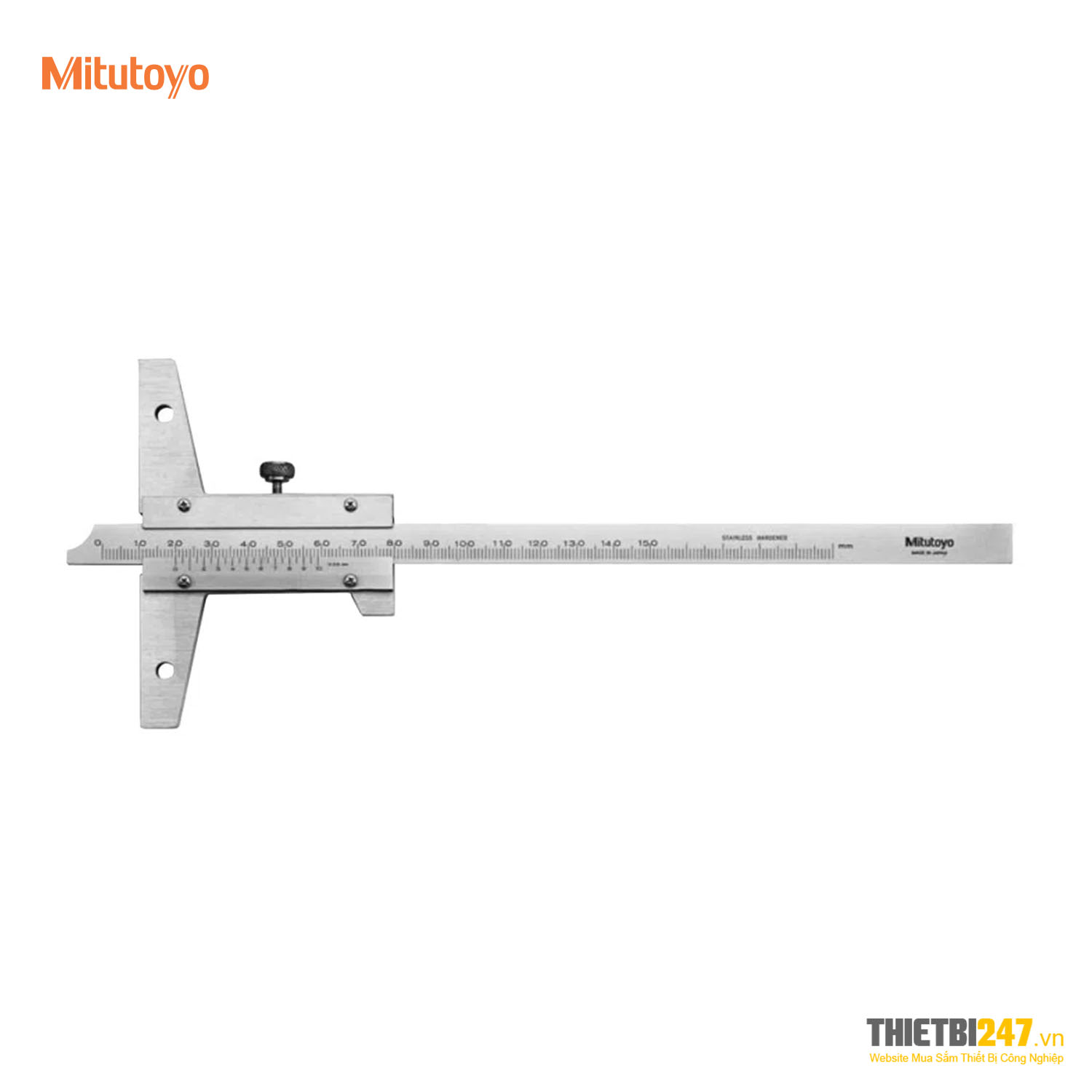 Thước đo sâu cơ khí 0-150mm 0.05mm 527-201 Mitutoyo