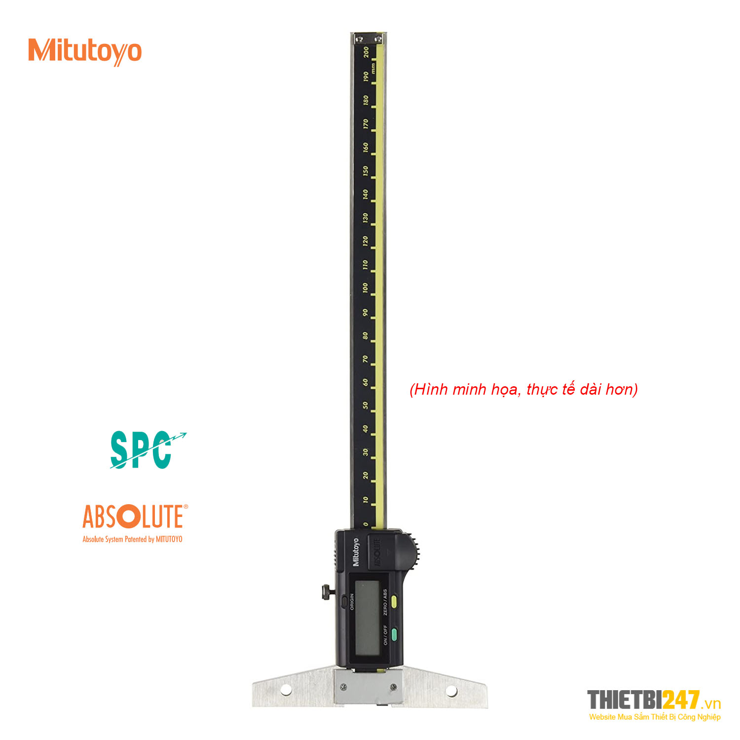 Thước đo sâu điện tử 0-300mm 0.01mm 571-203-20 Mitutoyo
