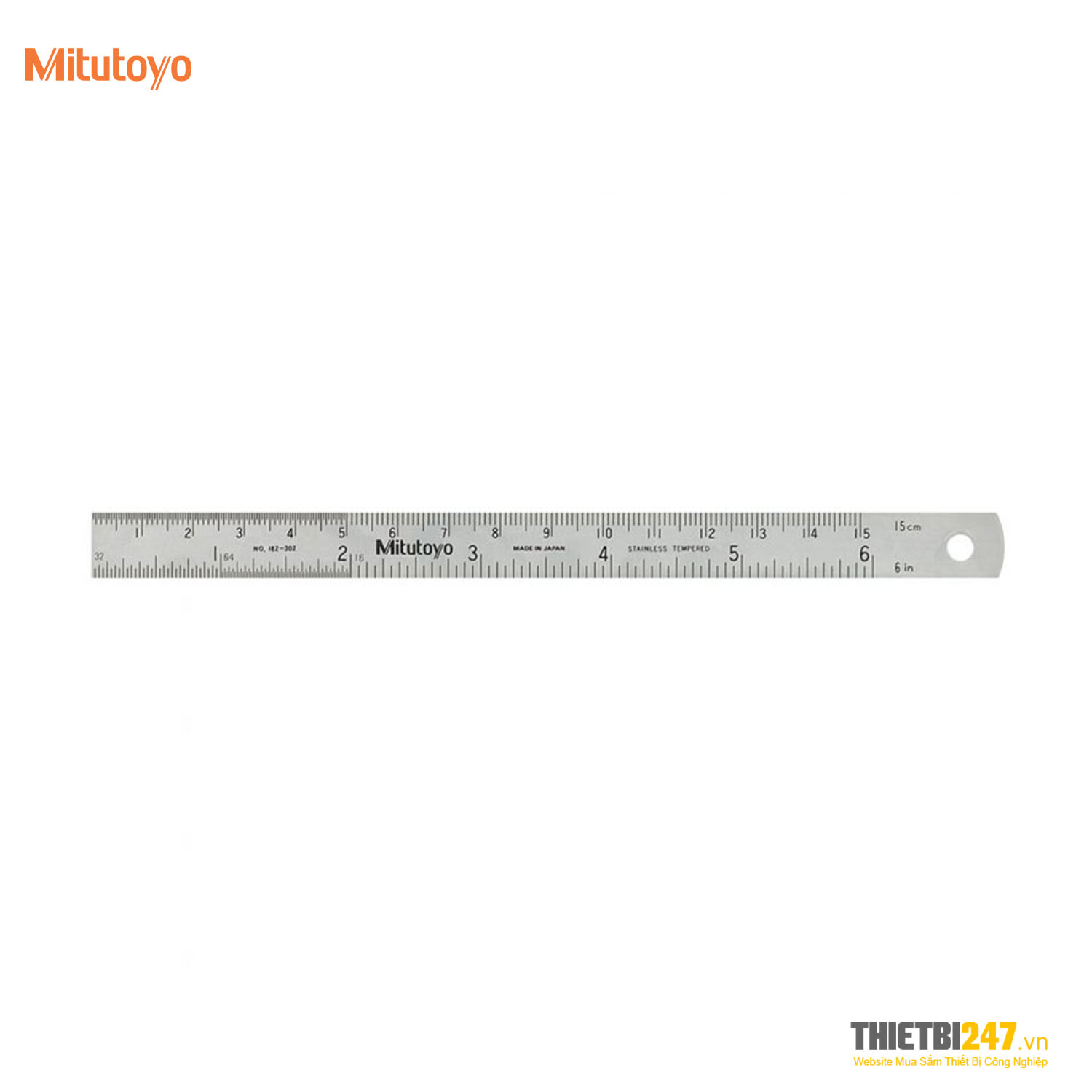 Thước lá Mitutoyo 182-302 150mm