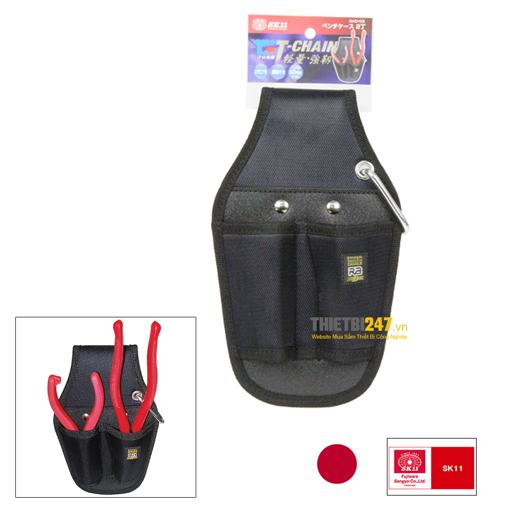 Túi đựng đồ nghề đeo hông cao cấp RAD-03 SK11 Fujiwara Sangyo Nhật