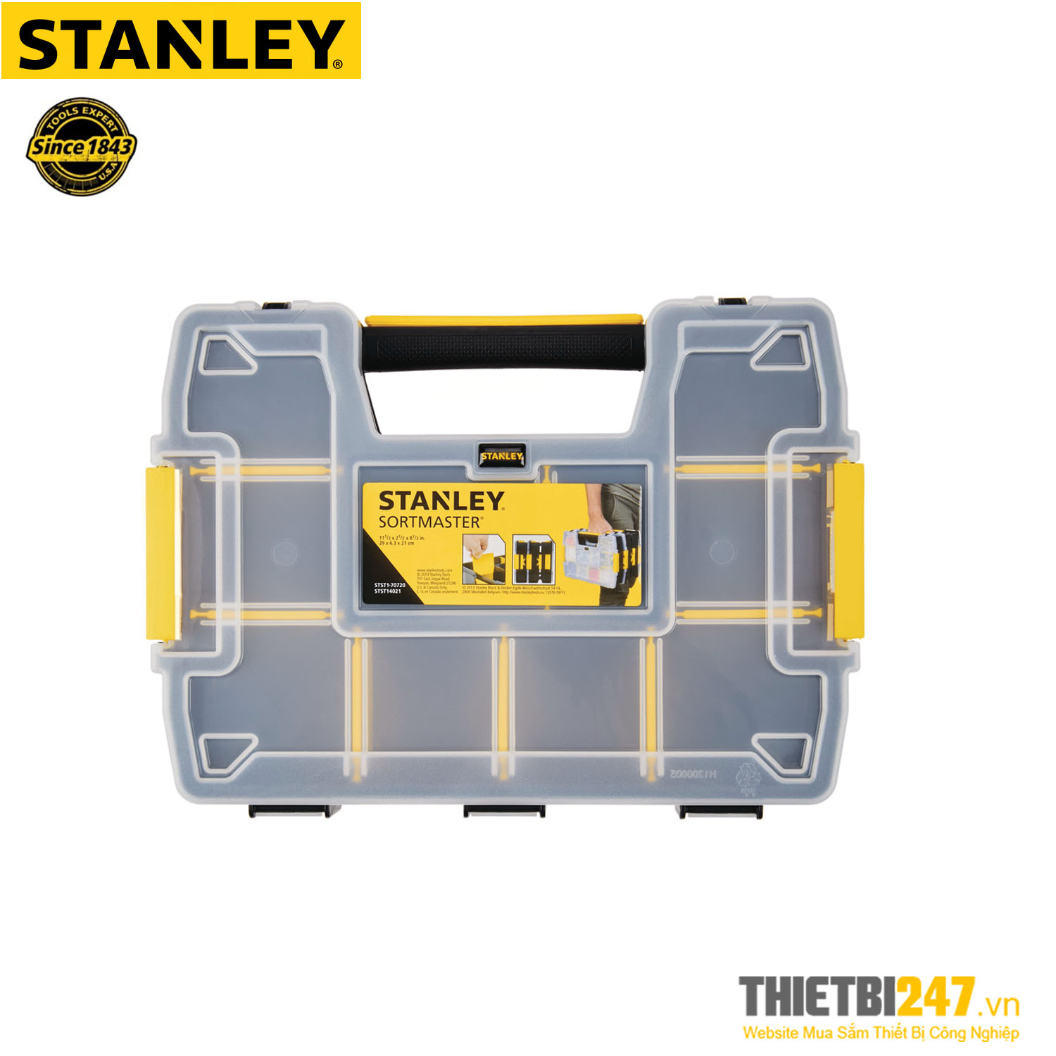 Hộp đựng dụng cụ nhỏ Stanley STST14021-8 bằng nhựa