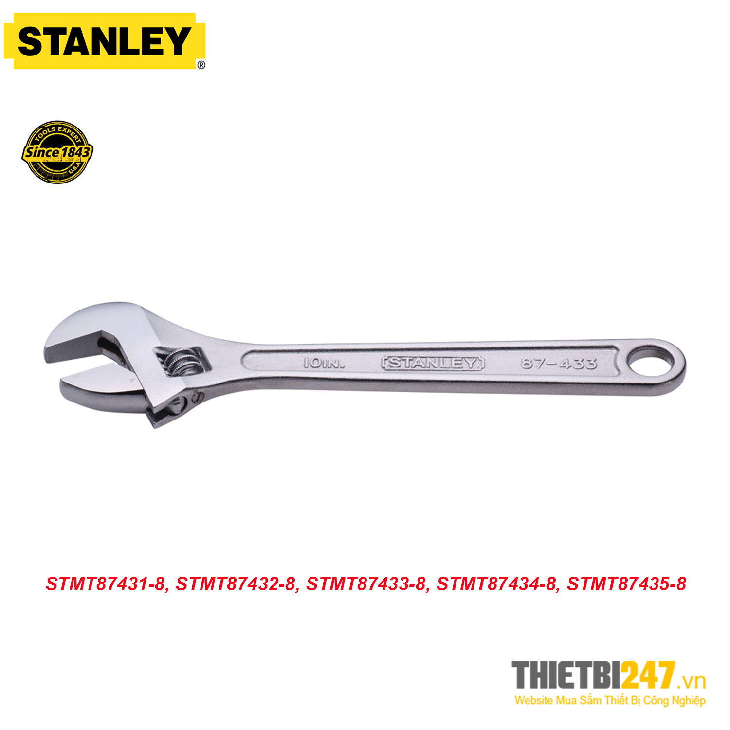 Mỏ lết Stanley Seri STMT8743-8