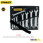 Bộ Cờ Lê 2 Đầu Miệng Stanley 87-718-1 6~22mm 8 cái