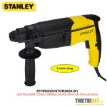 Máy khoan búa Stanley STHR202K SDS Plus 20mm 620W 2 chức năng