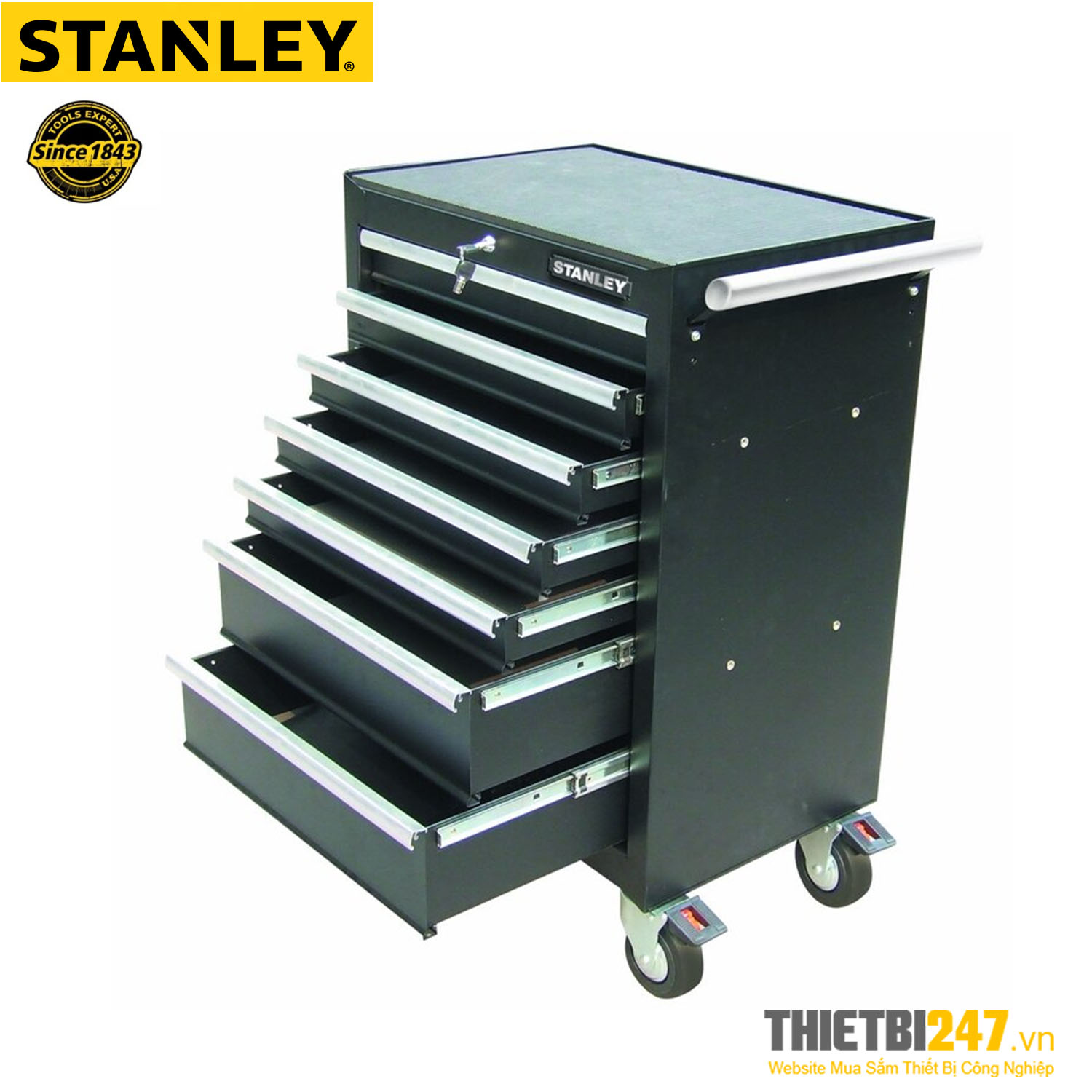 Tủ đựng dụng cụ Stanley 7 ngăn 93-547-23 676x459x857mm