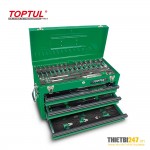 Tủ đựng dụng cụ 3 ngăn có dụng cụ 82 cái GCAZ0024 Toptul