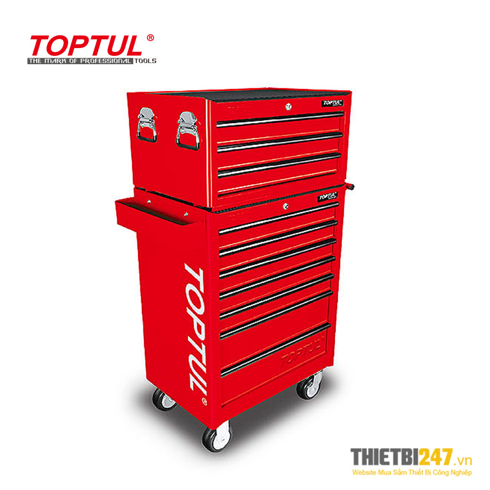 Tủ đựng dụng cụ 10 ngăn có dụng cụ 333 cái GCAZ0033 / GCAJ0037 Toptul