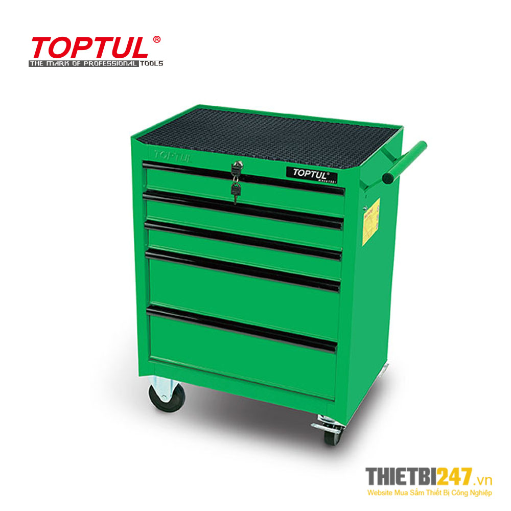 Tủ đựng dụng cụ 5 ngăn nhỏ di động không có dụng cụ TCAB0501 Toptul